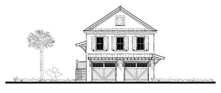 Historic Elevation of Plan 73751