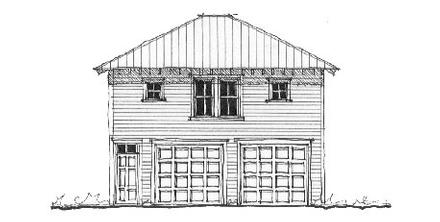 Historic Elevation of Plan 73761