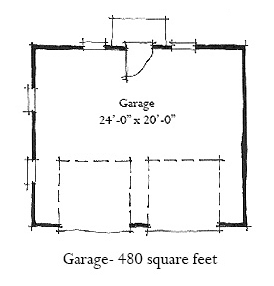 Garage Plan 73770 - 2 Car Garage First Level Plan