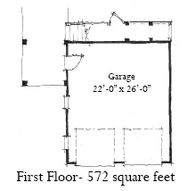 Garage Plan 73785 - 2 Car Garage First Level Plan