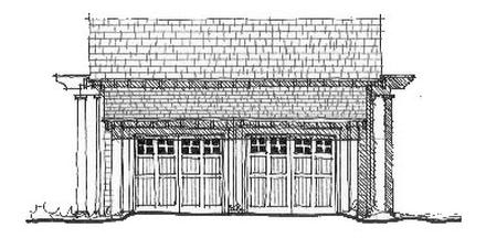 Historic Elevation of Plan 73791