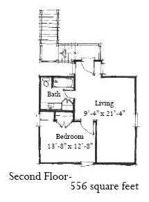 House Plan 73793 Second Level Plan