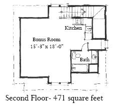 Garage Plan 73801 - 2 Car Garage Apartment Second Level Plan