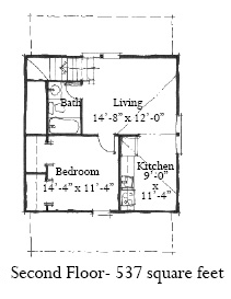 Historic Level Two of Plan 73815