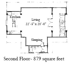 Garage Plan 73823 - 2 Car Garage Apartment Second Level Plan