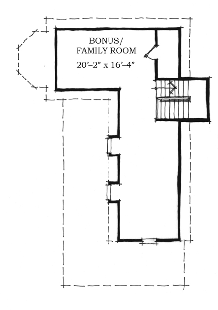 House Plan 73830 Third Level Plan