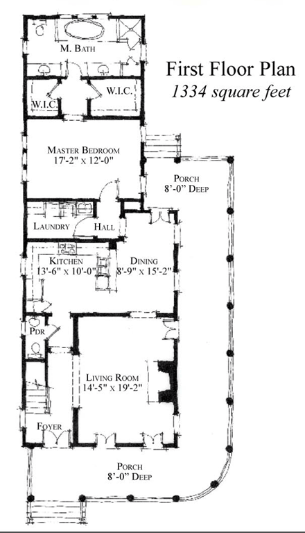 House Plan 73835 First Level Plan