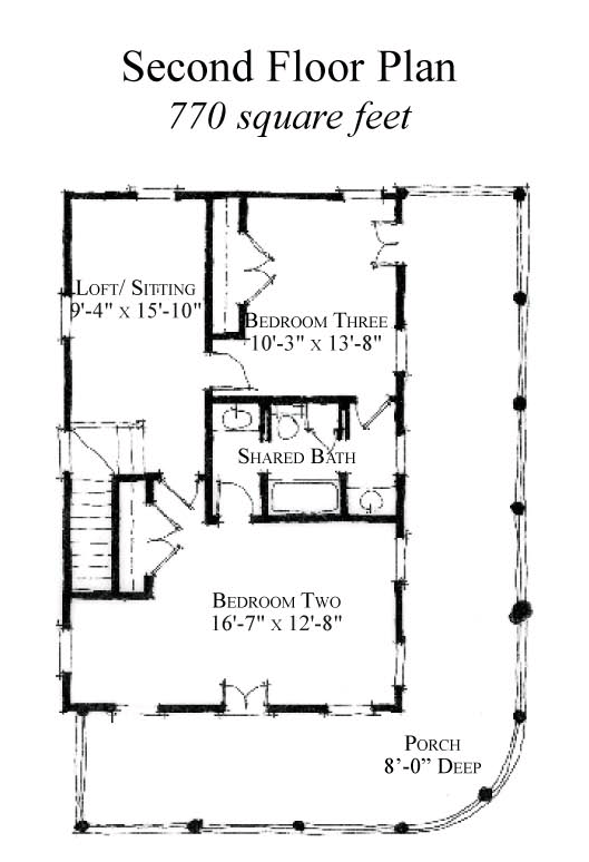 Historic Southern Level Two of Plan 73835