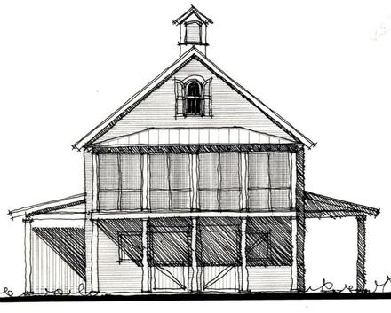 Historic Elevation of Plan 73836