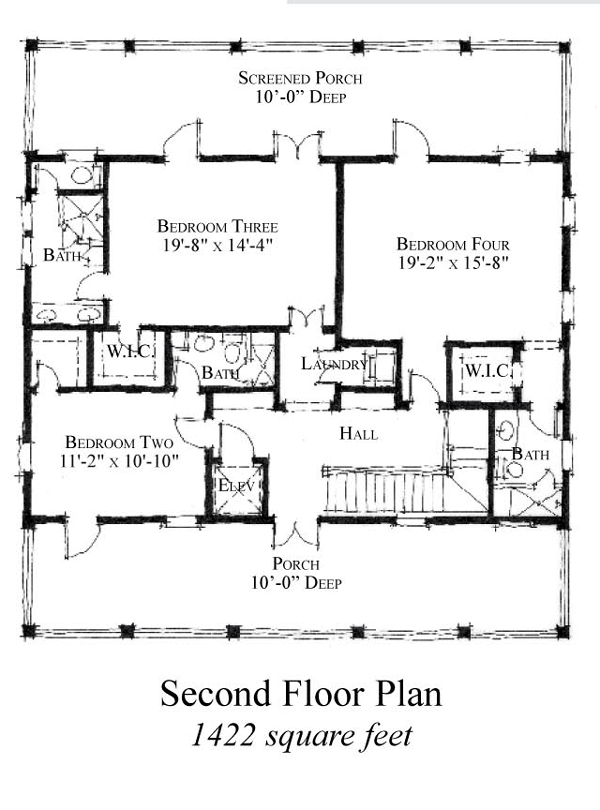 Historic Level Two of Plan 73842