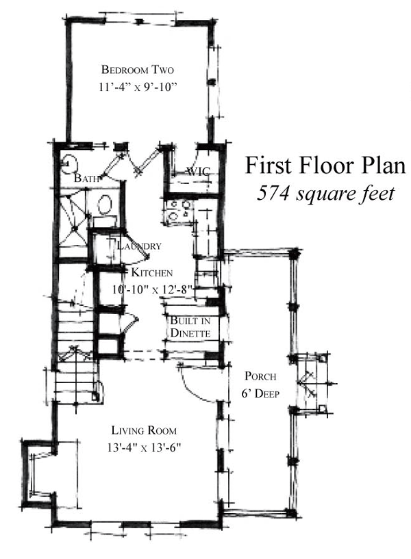 House Plan 73846 Level One