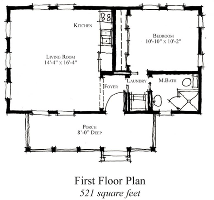 House Plan 73851 First Level Plan