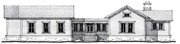 House Plan 73858 Elevation