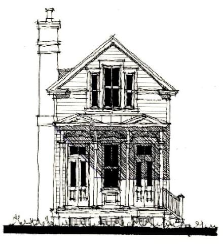 Country Historic Elevation of Plan 73875
