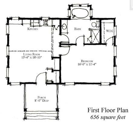 House Plan 73894 First Level Plan