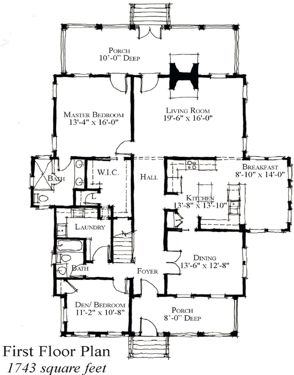 Country Historic Level One of Plan 73900