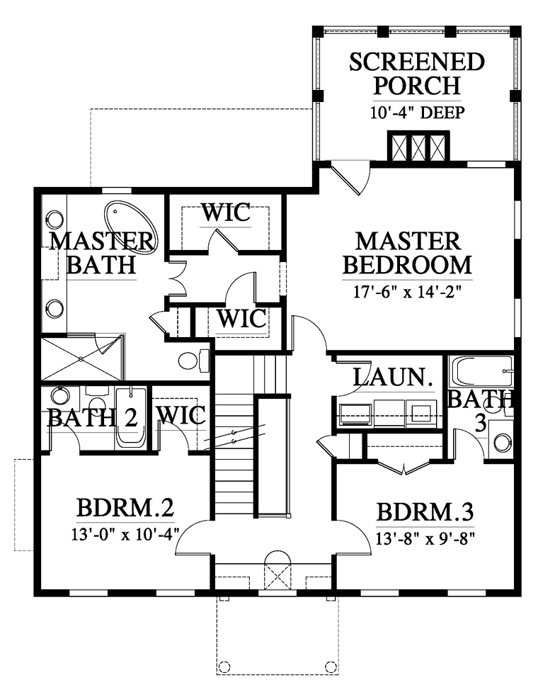 Colonial Southern Level Two of Plan 73925