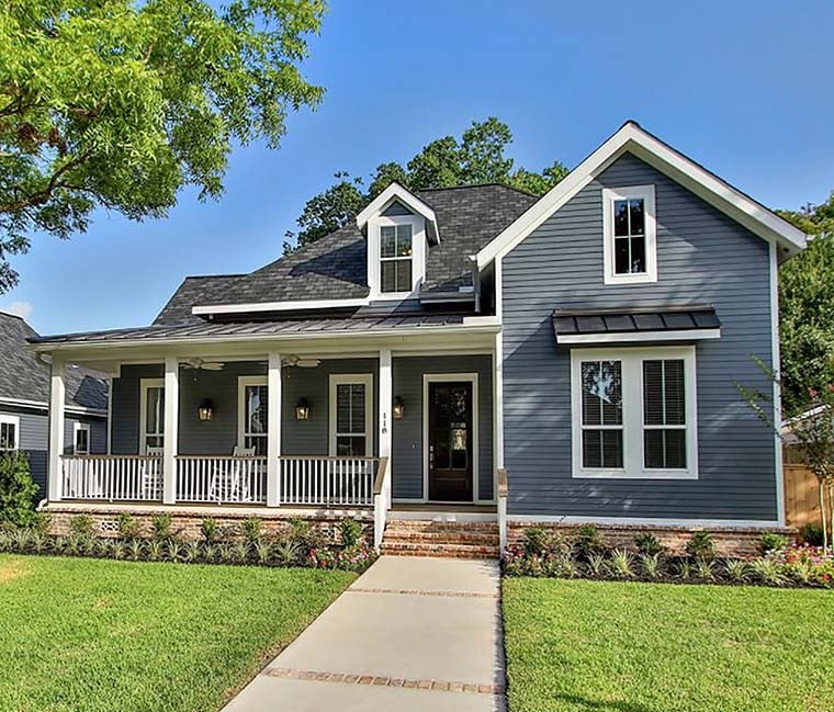 Country, Southern, Traditional Plan with 2314 Sq. Ft., 4 Bedrooms, 3 Bathrooms Elevation