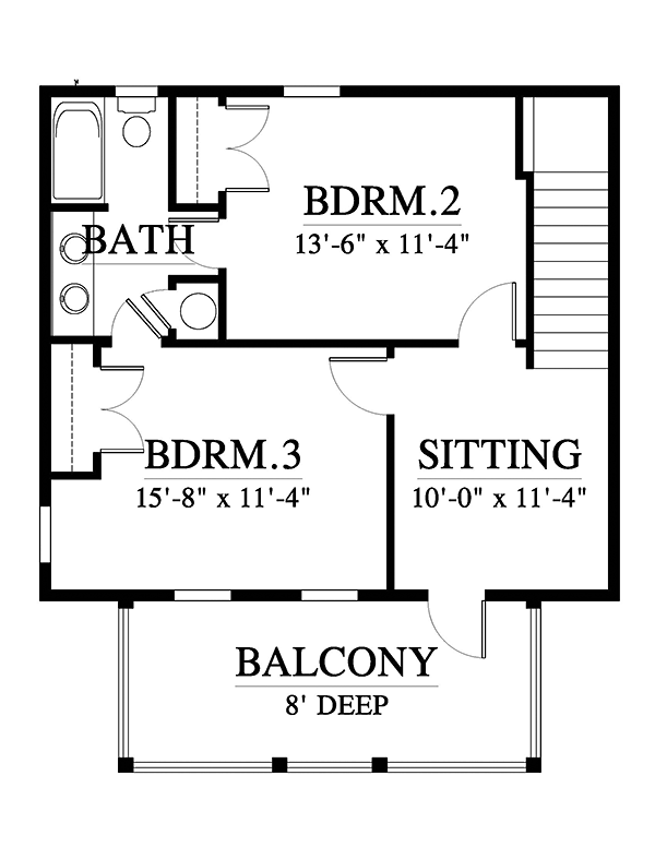House Plan 73935 Level Two