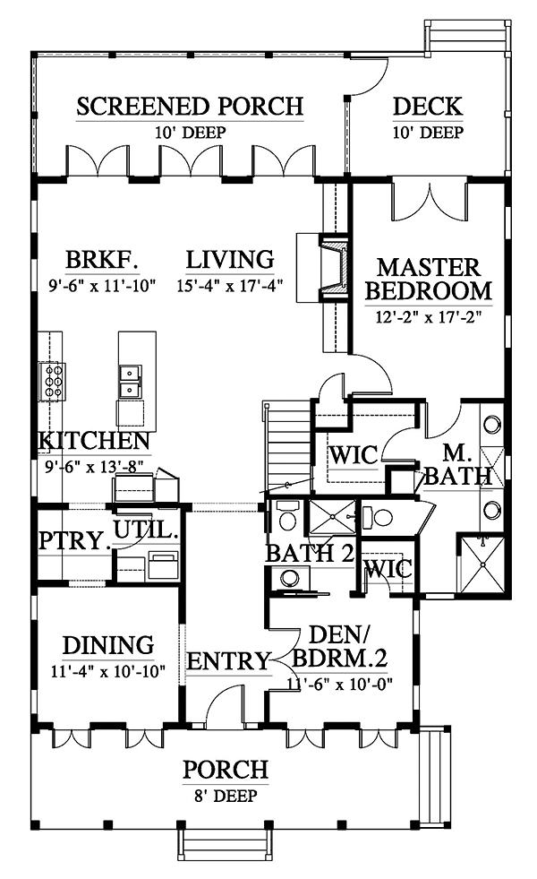 Country Southern Level One of Plan 73941