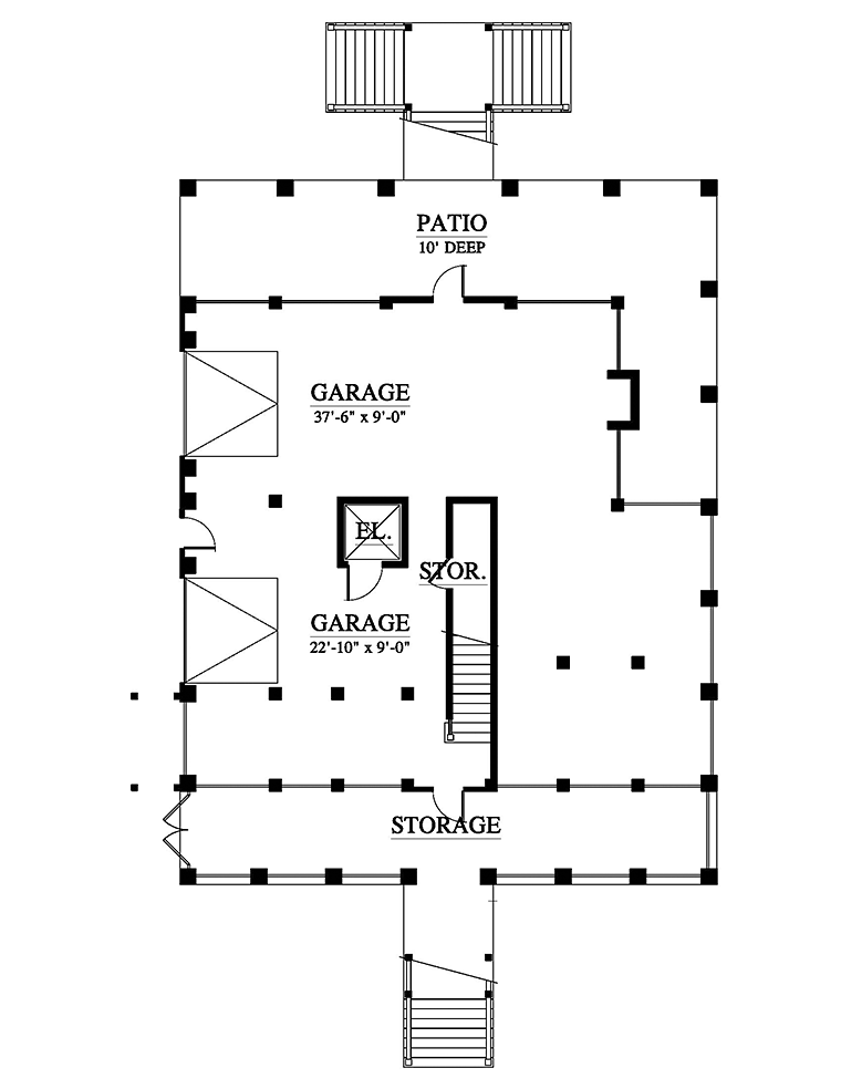 House Plan 73942 Lower Level