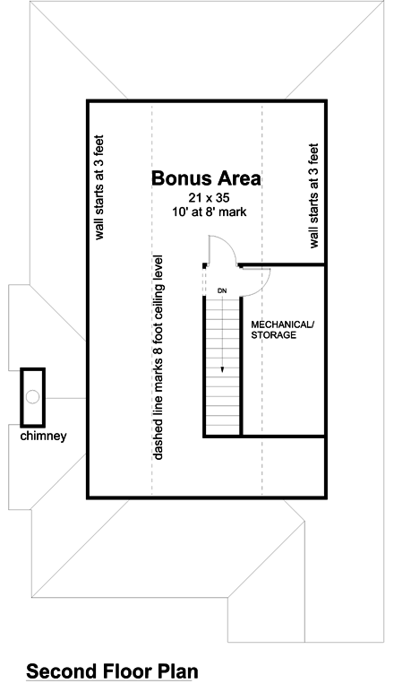 Traditional Level Two of Plan 74002