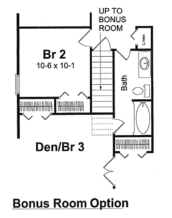 House Plan 74010 Alternate Level One