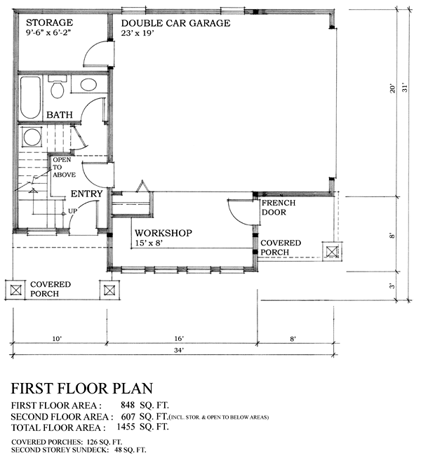 Craftsman Level One of Plan 74015