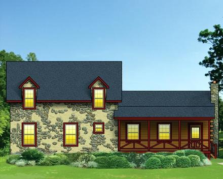 House Plan 74101 Elevation