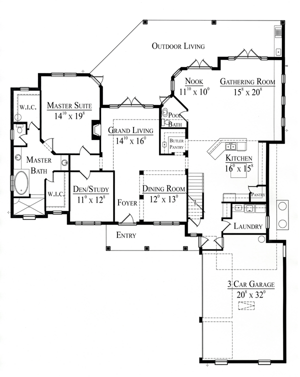 Traditional Level One of Plan 74207