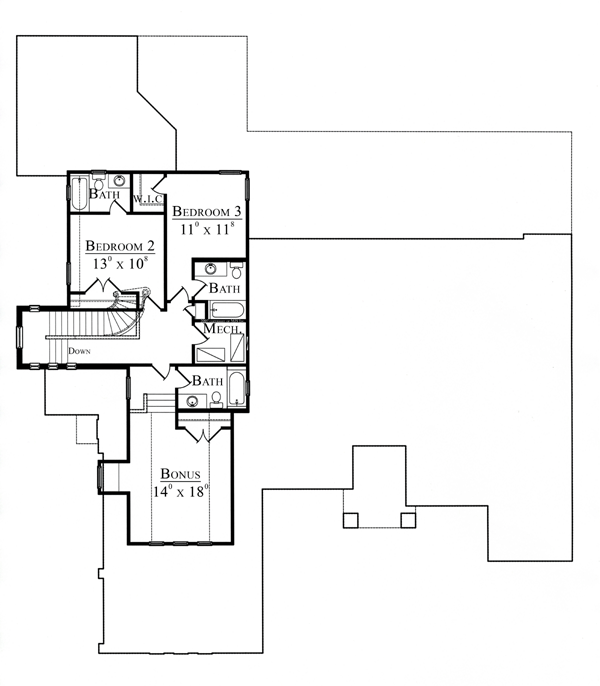 Southwest Level Two of Plan 74220