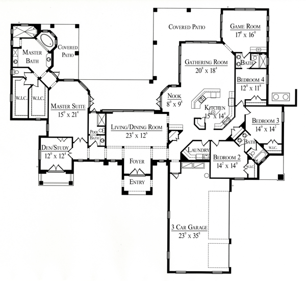 Mediterranean Level One of Plan 74229