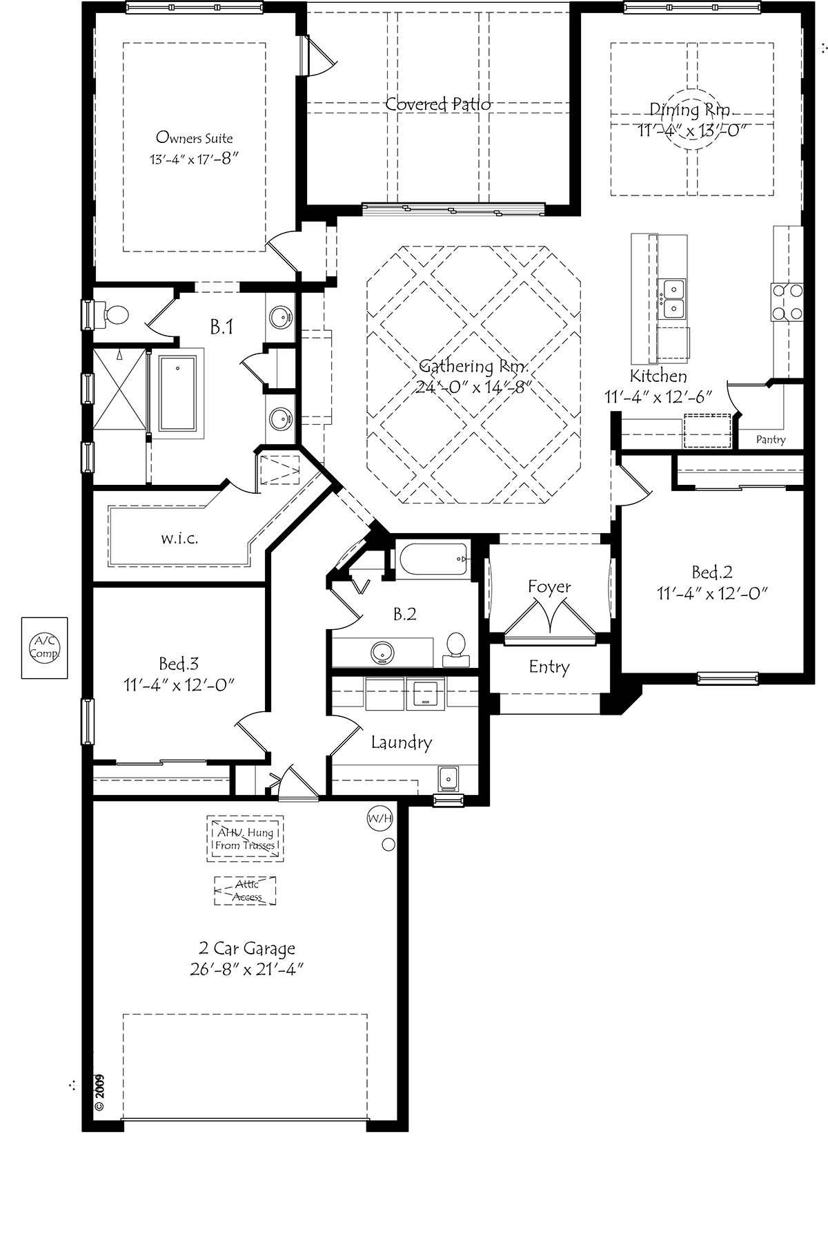 Mediterranean Level One of Plan 74236