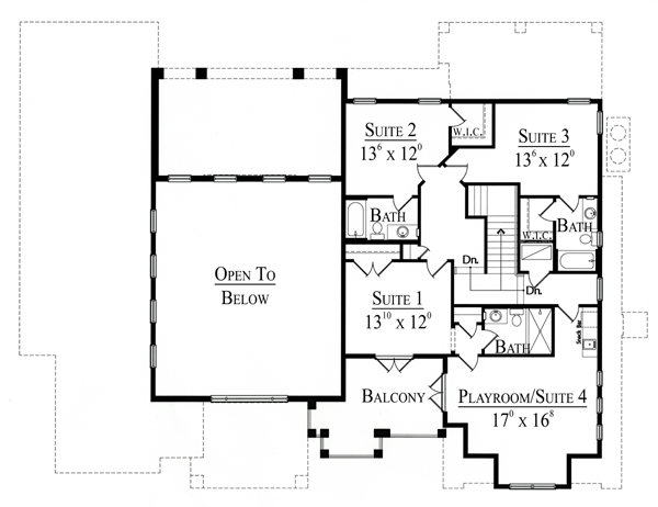 Mediterranean Southwest Level Two of Plan 74242