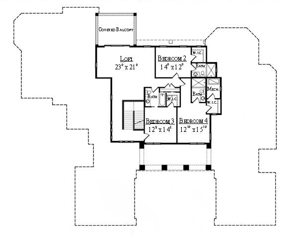 Mediterranean Southwest Level Two of Plan 74243