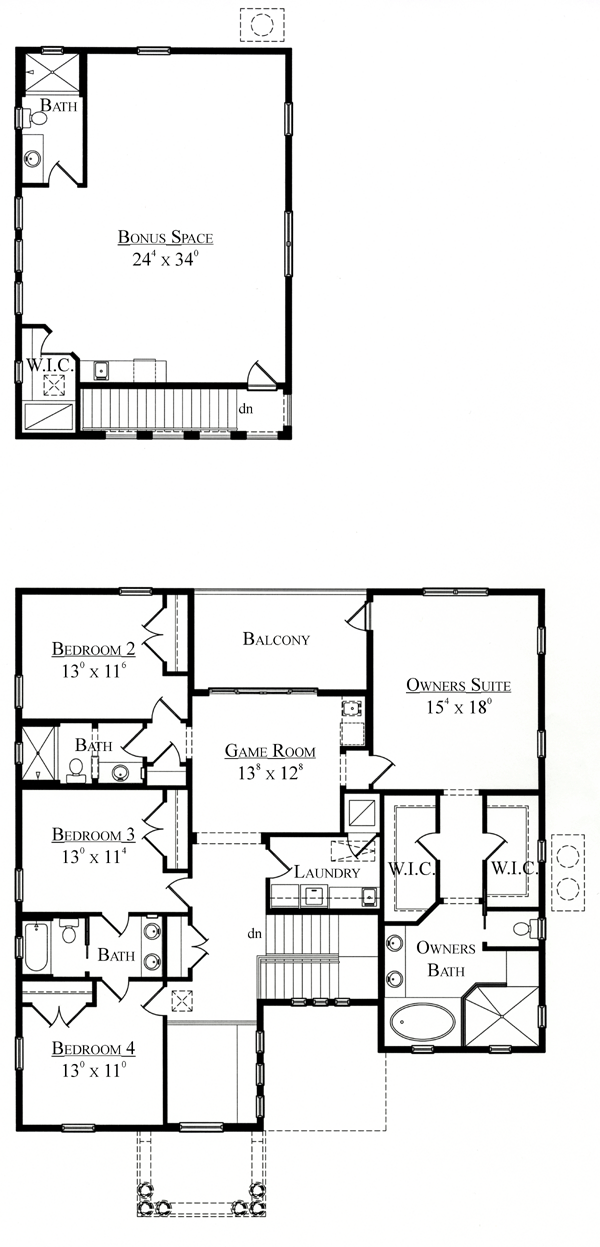 Traditional Level Two of Plan 74252