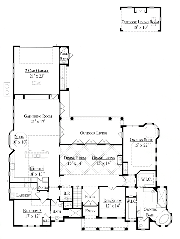 Mediterranean Level One of Plan 74263