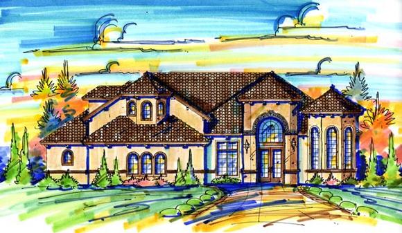 House Plan 74270 Elevation