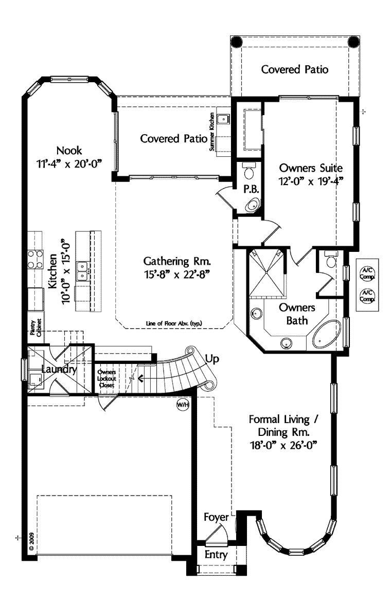 Mediterranean Level One of Plan 74288