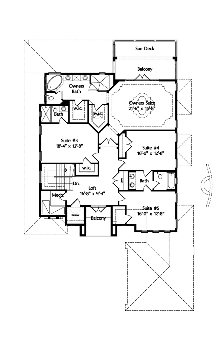 Mediterranean Level Two of Plan 74297