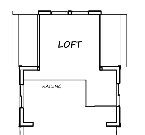 Cabin Level Two of Plan 74300