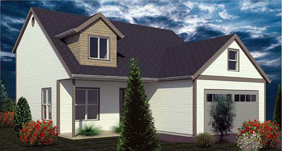 House Plan 74313 Elevation