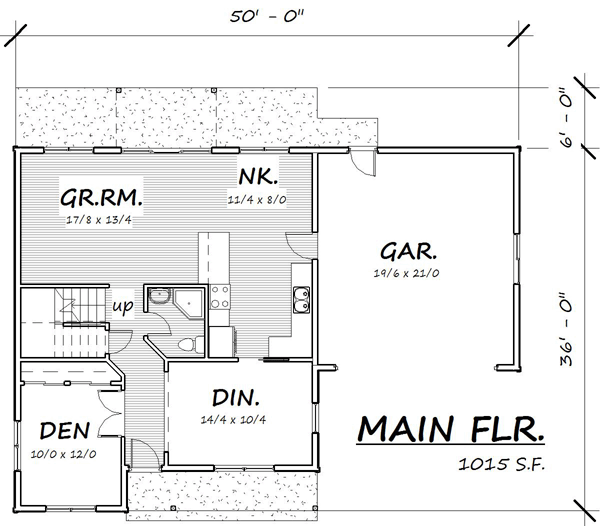 Cape Cod Country Farmhouse Traditional Level One of Plan 74317