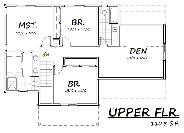 Colonial Country Farmhouse Traditional Level Two of Plan 74328