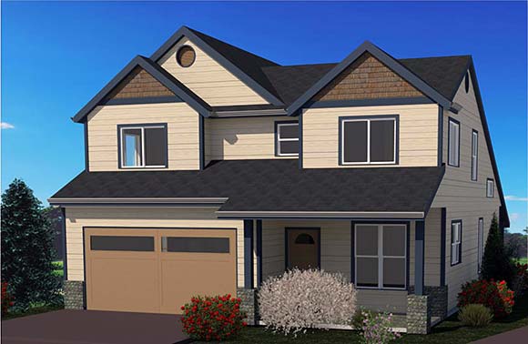 House Plan 74329 Elevation