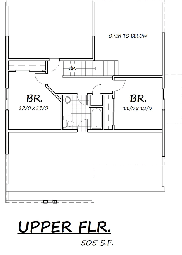 Cape Cod Coastal Country Craftsman Level Two of Plan 74333