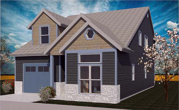 House Plan 74334 Elevation