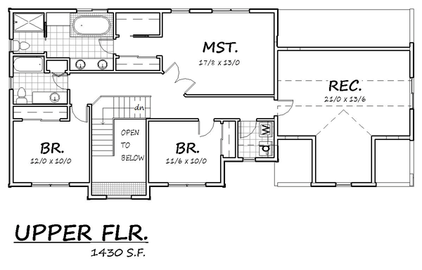 Colonial Country Farmhouse Traditional Level Two of Plan 74342