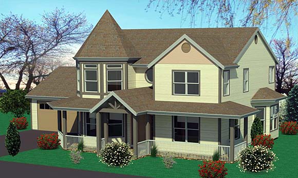 House Plan 74343 Elevation