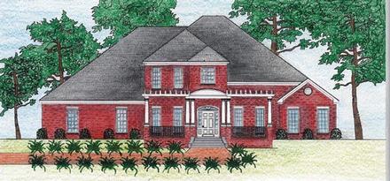 House Plan 74629 Elevation